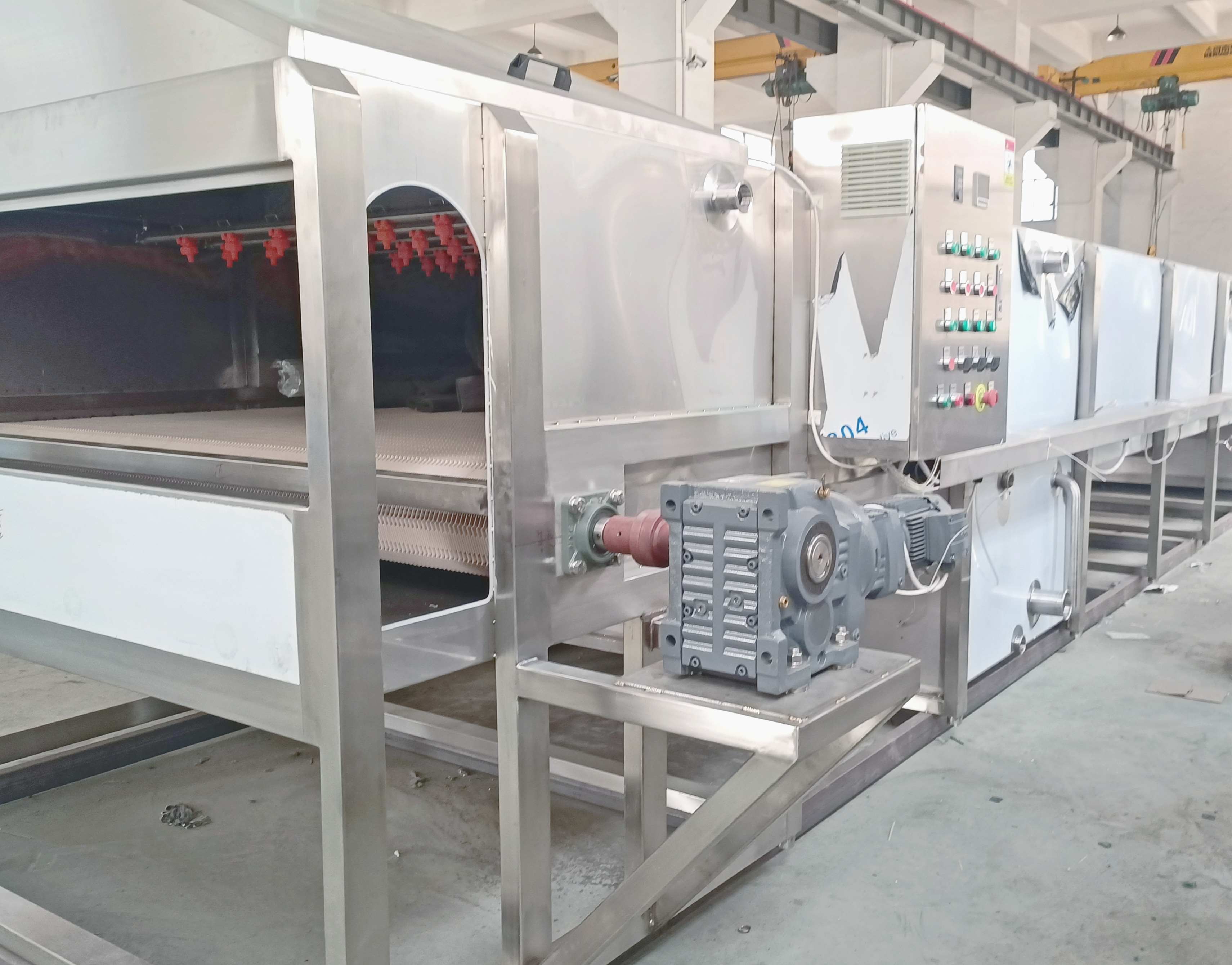 Pasteurizer à tunnel et refroidisseur