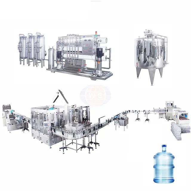 Ligne de production d'eau