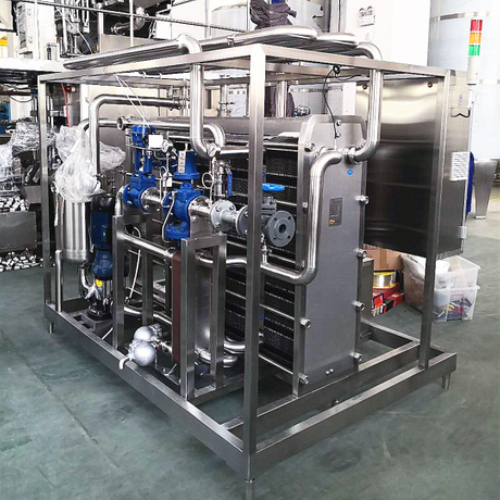 Stérilisateur de type plaque entièrement automatique pour le jus de lait