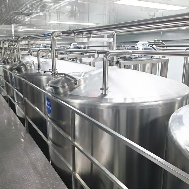 ligne de production de lait