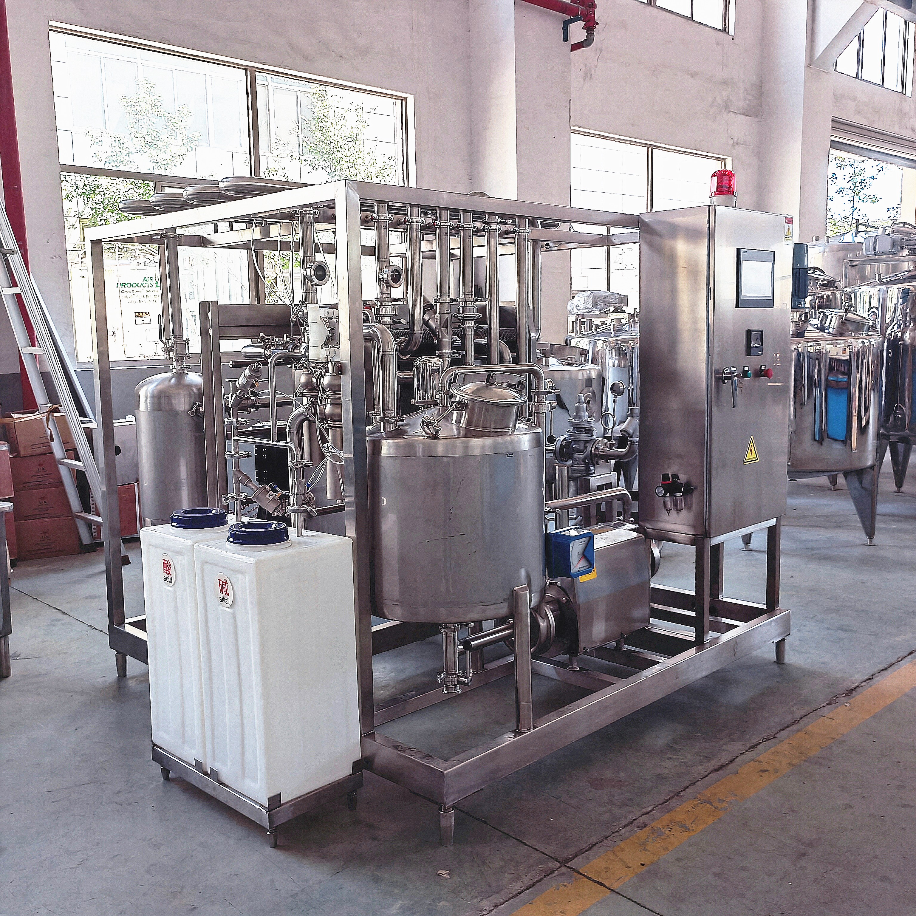 &Eacute;quipement de pasteurisation HTST