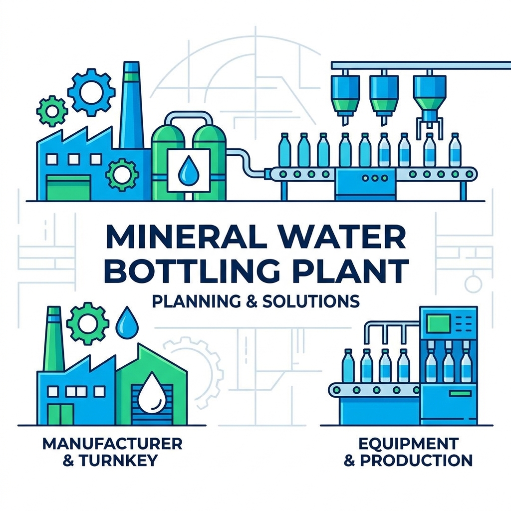 Comment planifier une usine complète d’embouteillage d’eau minérale ?