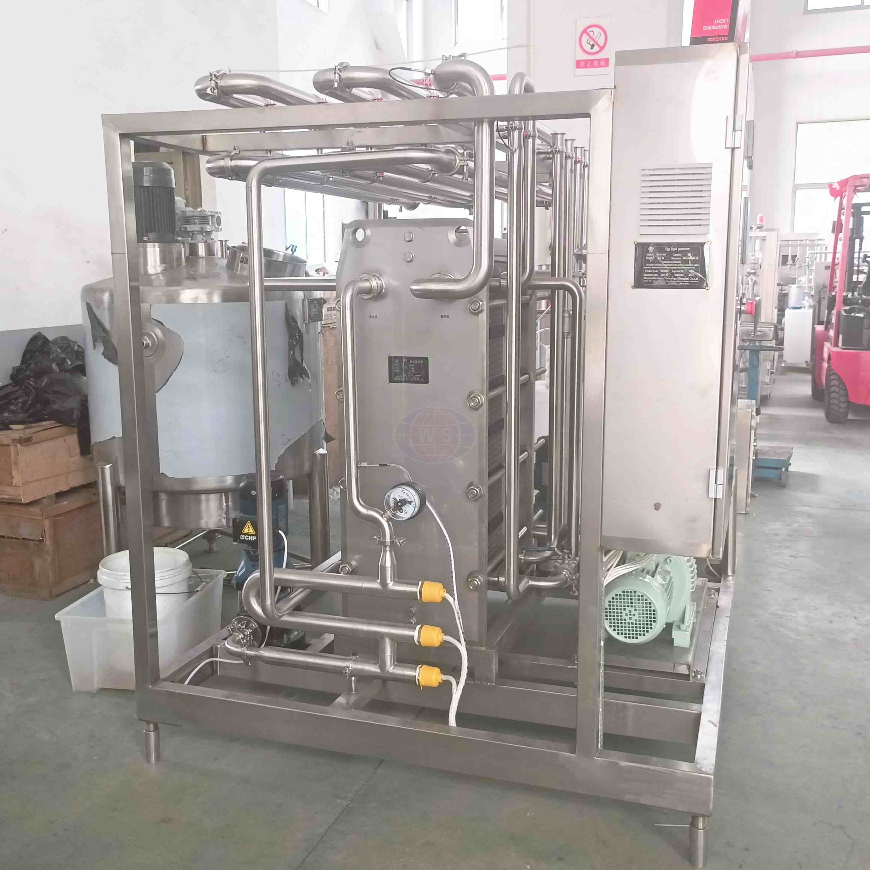 Ligne de traitement d'&eacute;quipement de pasteurisation de jus