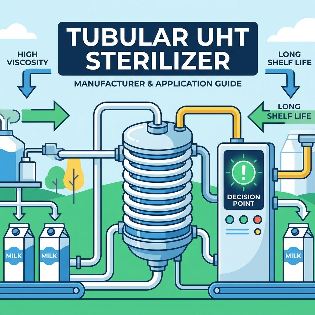 Quand une usine laitière doit-elle utiliser un stérilisateur tubulaire UHT ?